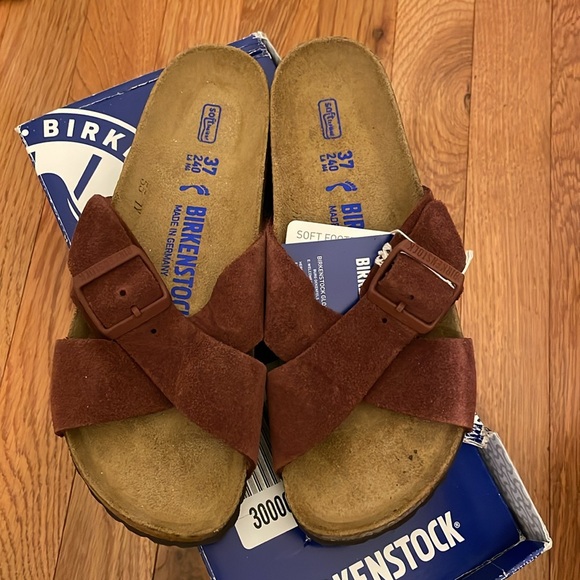 NEW Birkenstock Siena in Chocolate size 37 narrow fit - Picture 5 of 8